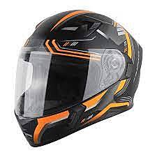 STEELBIRD SBA-21 RAPTOR ULTIMATE RACE MATT BLACK/ORANGE C/V (L)