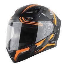STEELBIRD SBA-21 RAPTOR ULTIMATE RACE MATT BLACK/ORANGE C/V (L)