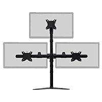 Triple Screen Monitor TV Stand MODEL M043 | BRACKETS
