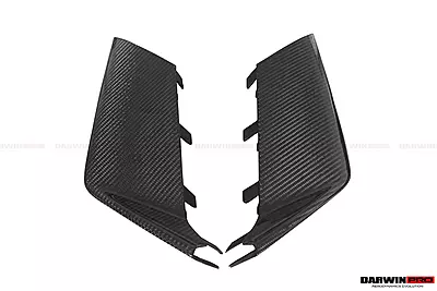 Audi RS6 Avant Carbon Fiber Front Bumper Caps | CFRP Aero Accents Audi RS6 Avant Carbon Fiber Front Bumper Caps | CFRP Aero Accents