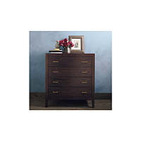 Stark Four Drawer Chest Of Drawer In Dark Walnut Stark Four Drawer Chest Of Drawer In Dark Walnut