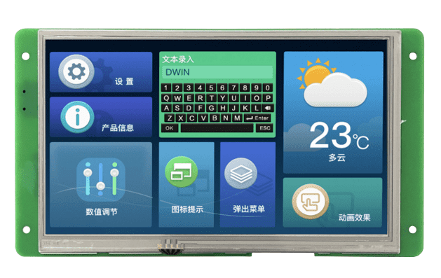 7.0'' DWIN LCD Resistive Display Module DMG80480C070-04WTR 7.0'' DWIN LCD Resistive Display Module DMG80480C070-04WTR