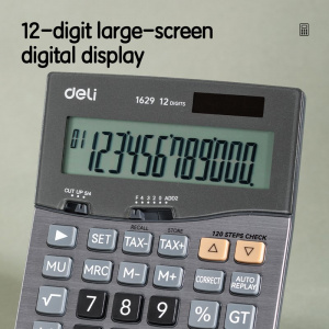 DELI E1629 CORE TAX CALC 120 CHECK 12DIG DELI E1629 CORE TAX CALC 120 CHECK 12DIG