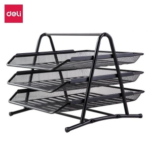 DELI E9181 MESH EXEC TRAY 3TIER BLACK DELI E9181 MESH EXEC TRAY 3TIER BLACK