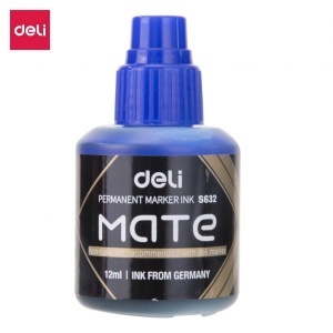 DELI S632-BL MATE PERMANENT MARKER INK BLUE DELI S632-BL MATE PERMANENT MARKER INK BLUE