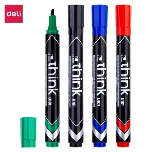 DELI U101 THINK PERM.MARKERS - PKT 4 PCS DELI U101 THINK PERM.MARKERS - PKT 4 PCS