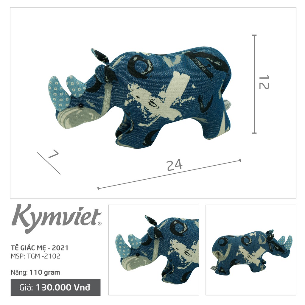 Tê Giác Mẹ Kymviet 100% Handmade Cotton [TGM-2102]