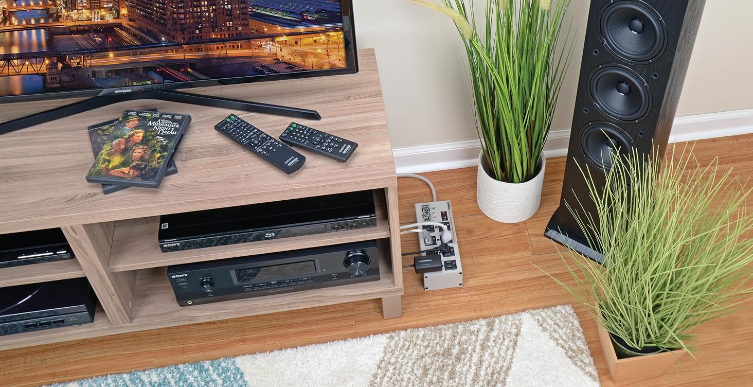 Isobar Surge Protector Metal RJ11 8 Outlet 12-Feet Isobar Surge Protector Metal RJ11 8 Outlet 12-Feet