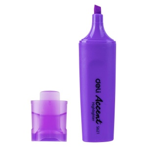 DELI S621 ACCENT HIGHLIGHTER - PURPLE