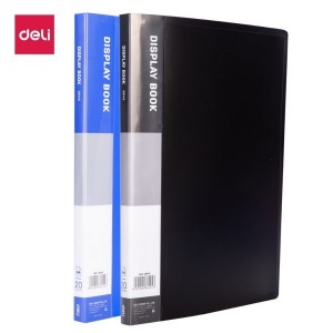 DELI DISPLAY BK A4 20 POCKETS REF:38145 DELI DISPLAY BK A4 20 POCKETS REF:38145