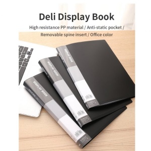 DELI DISPLAY BK A4 20 POCKETS REF:38145 DELI DISPLAY BK A4 20 POCKETS REF:38145