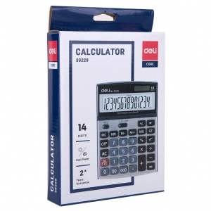 DELI CORE E39229 CALC.METAL 14-DIGITS DELI CORE E39229 CALC.METAL 14-DIGITS
