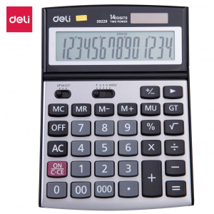 DELI CORE E39229 CALC.METAL 14-DIGITS DELI CORE E39229 CALC.METAL 14-DIGITS