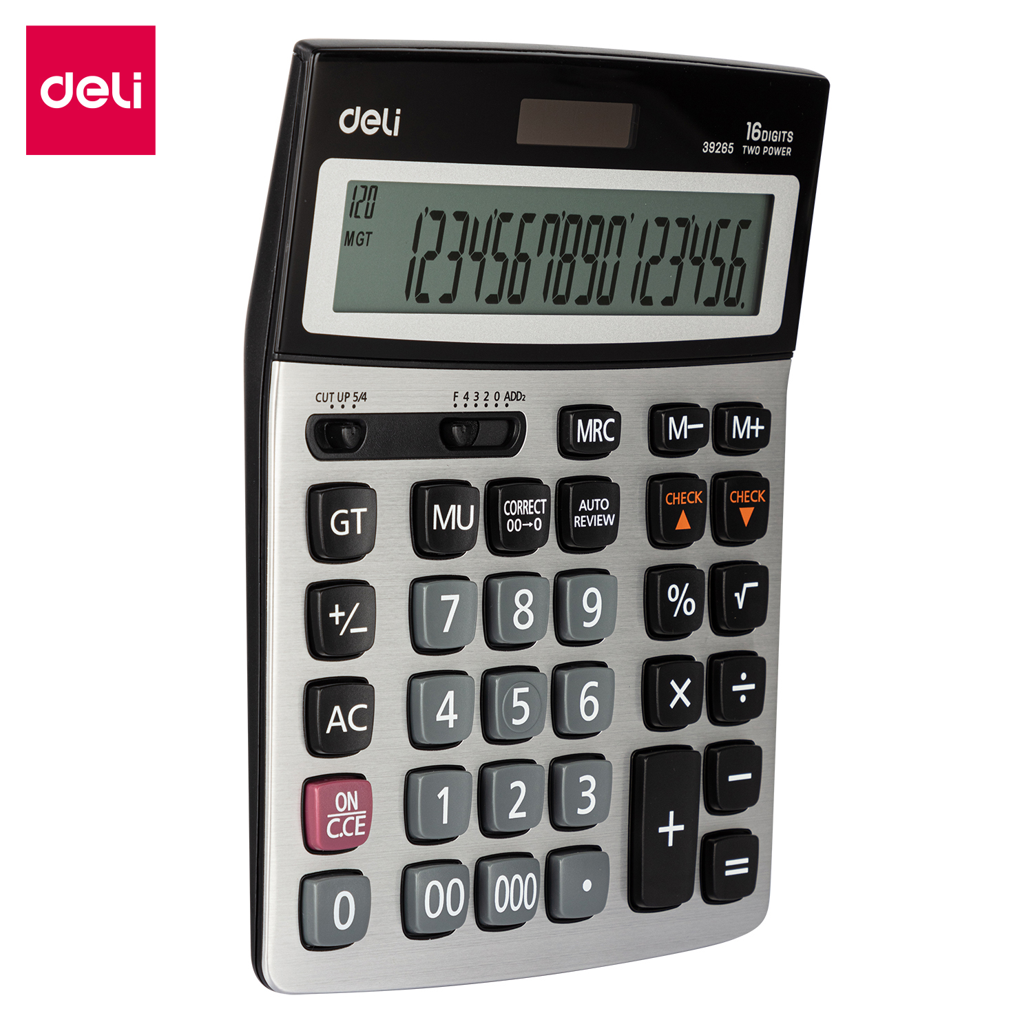 DELI CORE E39265 CALC.120 CHECK 16-DIGIT