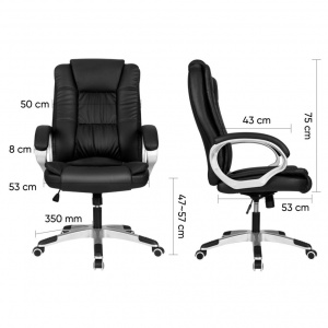 DELI E4524 EXECUTIVE HIGHBACK LEATHER CHAIR DELI E4524 EXECUTIVE HIGHBACK LEATHER CHAIR