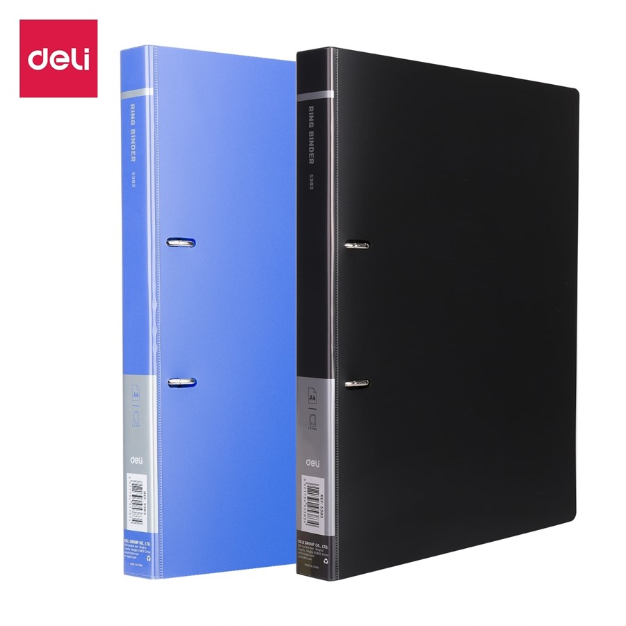 DELI E5383 2 D RING BINDER 1" PP DELI E5383 2 D RING BINDER 1" PP