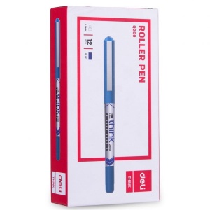 DELI Q20030 THINK ROLLER PEN 0.5MM BLUE DELI Q20030 THINK ROLLER PEN 0.5MM BLUE