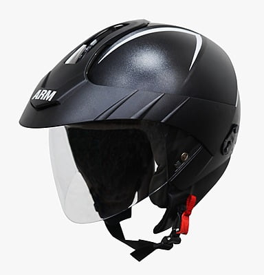 STEELBIRD SB-33 GLOSSY BLACK C/V (M)(SBH-5)