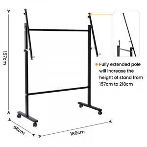 DELI E7830 WHITEBOARD STAND BLACK DELI E7830 WHITEBOARD STAND BLACK