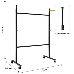 DELI E7870 WHITEBOARD STAND GREY DELI E7870 WHITEBOARD STAND GREY