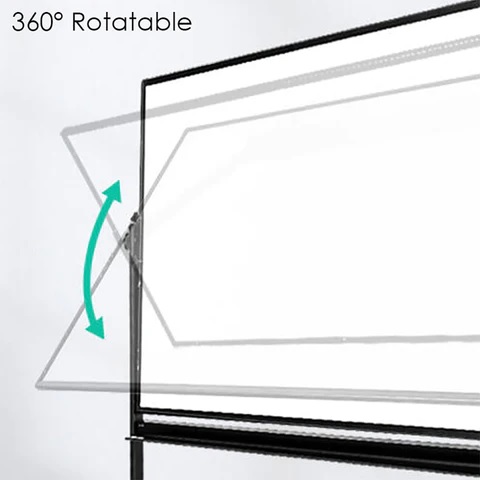 DELI E7883 5x3FT MOBILE WHITEBOARD DELI E7883 5x3FT MOBILE WHITEBOARD