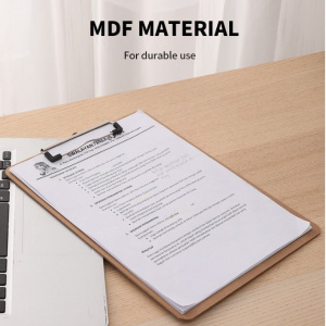 DELI E9226 MDF BROWN HD CLIPBOARD DELI E9226 MDF BROWN HD CLIPBOARD