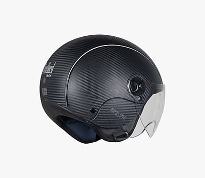 STEELBIRD SBH-16 PULSE DASHING BLACK C/V 540 MM