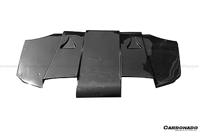 2008–2012 BMW M3 E92/E93 VA Style Carbon Fiber Rear Diffuser with Lip