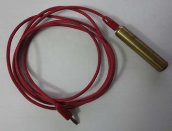 Brass Hand Mass with Banana Plug Cable