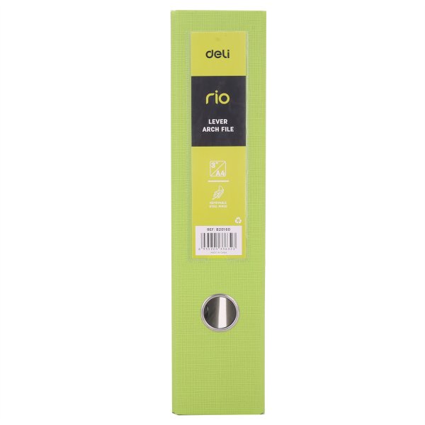 DELI B20160 A4 RIO PVC BOXFILE GREEN DELI B20160 A4 RIO PVC BOXFILE GREEN