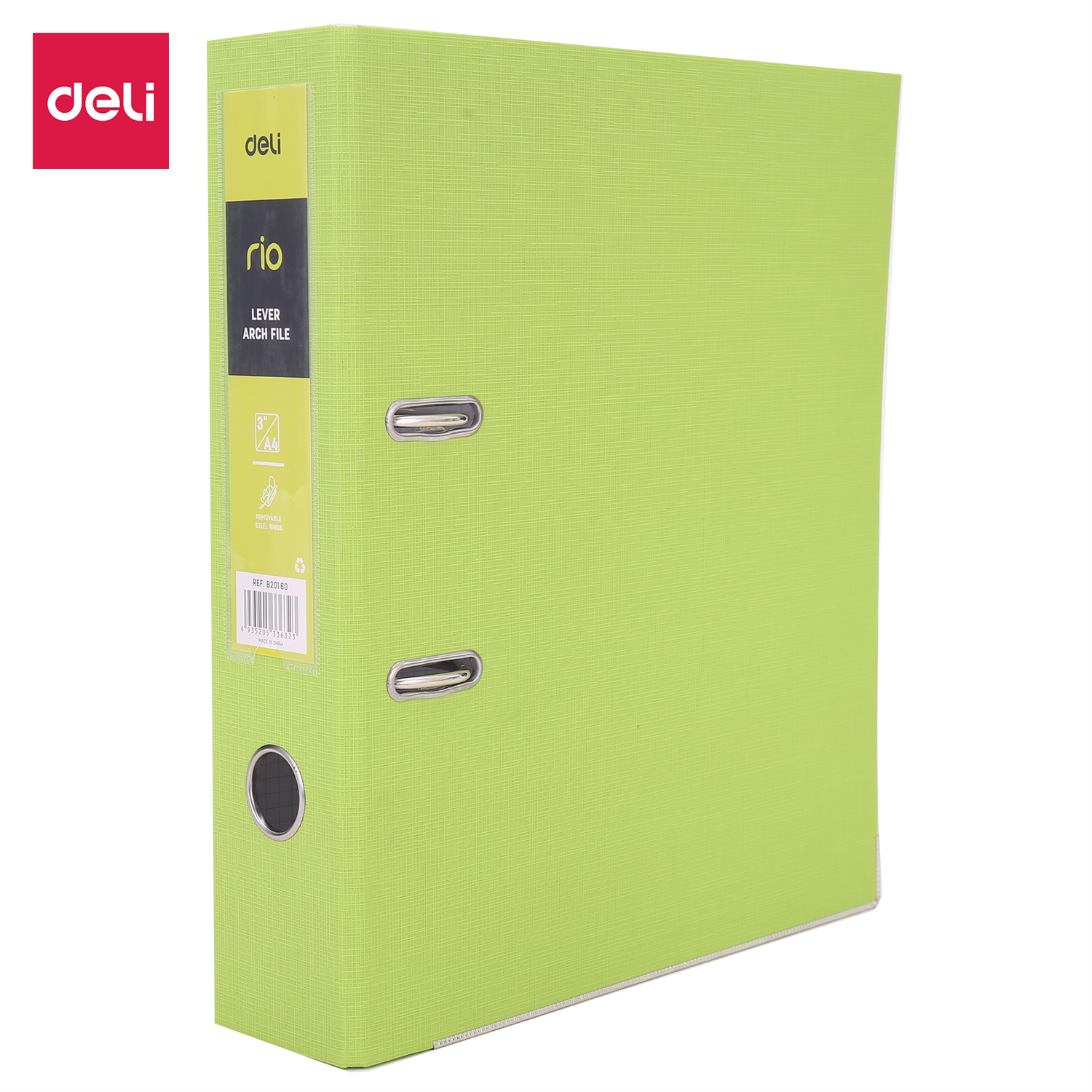 DELI B20160 A4 RIO PVC BOXFILE GREEN DELI B20160 A4 RIO PVC BOXFILE GREEN
