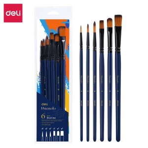DELI FINENOLO EC277 WC PAINTBRUSHS 6/SET