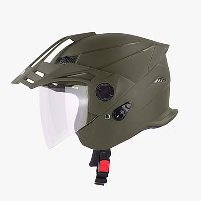 STEELBIRD SBH-23 AVA DASHING WITH PEAK BATTLE GREEN C/V (M)