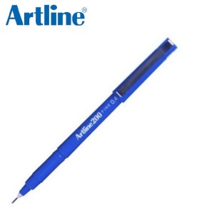 ARTLINE FINEPOINT PEN 0.4mm EK-200N BLUE