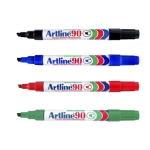 MARKER ARTLINE EK-90 RED - CHISEL MARKER ARTLINE EK-90 RED - CHISEL