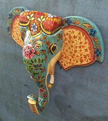 Elephant Mural Floral Elephant Mural Floral