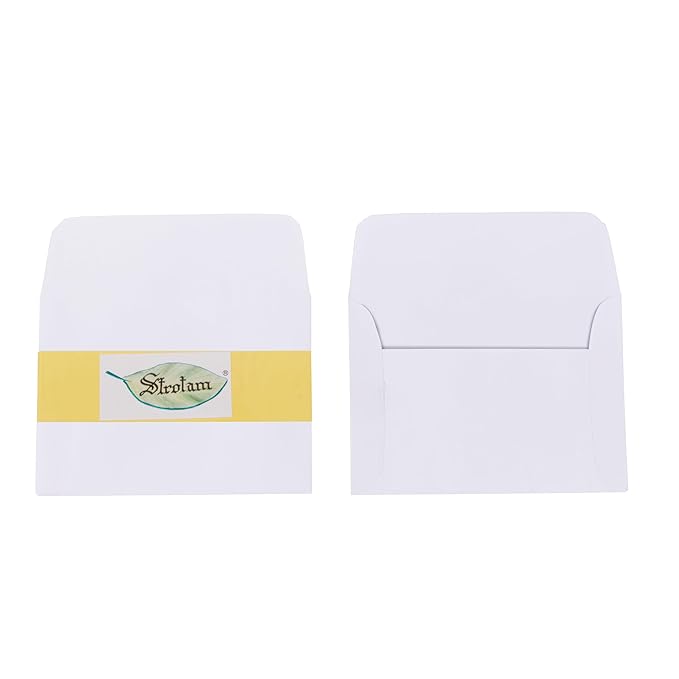 Envelop 4x3 WHITE/BROWN