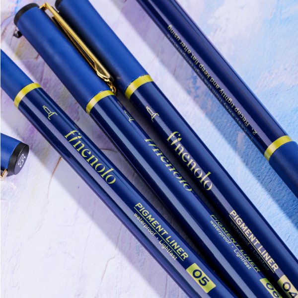 DELI FINENOLO EQ909 PIGMENT LINERS 7/SET DELI FINENOLO EQ909 PIGMENT LINERS 7/SET