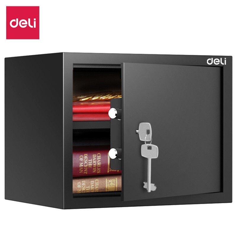 DELI ET563 DIGITAL SAFE + KEY - H30xW38xD30cm DELI ET563 DIGITAL SAFE + KEY - H30xW38xD30cm
