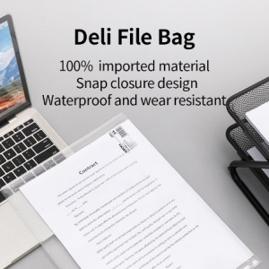 DELI F10412 AURORA MY CLEAR BAG A4 CLEAR DELI F10412 AURORA MY CLEAR BAG A4 CLEAR