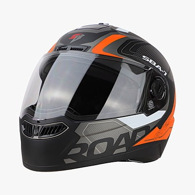 STEELBRID SBA-7 ROAD GLOSSY BLACK/ORANGE C/V (M)
