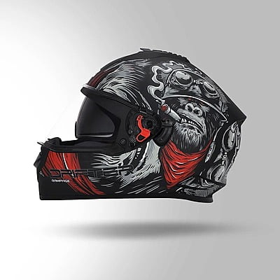 STUDDS DRIFTER D3 MATT BLACK N4 GREY D/V (XL)
