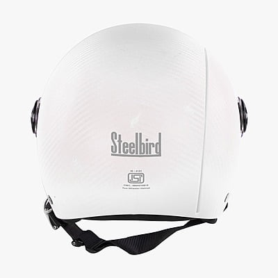 STEELBIRD REX DASHING WHITE C/V (M)