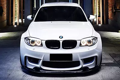 BMW 1M RZS Style Carbon Fiber Front Lip (2011–2012)