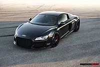 2009–2015 Audi R8 Coupe / Spyder Carbon Style Side Blades | CFRP + FGCF Finish