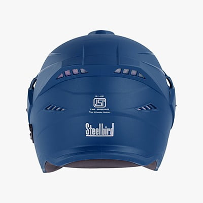 STEELBIRD SBH-23 AVA DASHING WITH PEAK BLUE C/V (M)