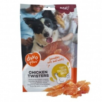 DUVO+ DOG SNACK CHICKEN TWISTERS 80G (11954)