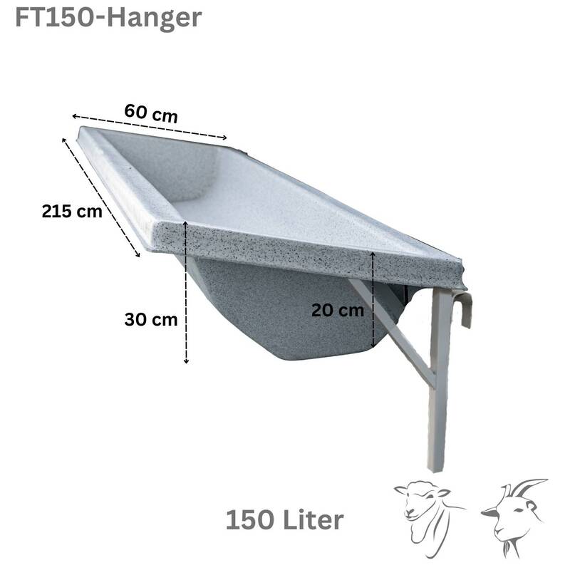 Farmex Trough 150 Liter for Sheep Hanger