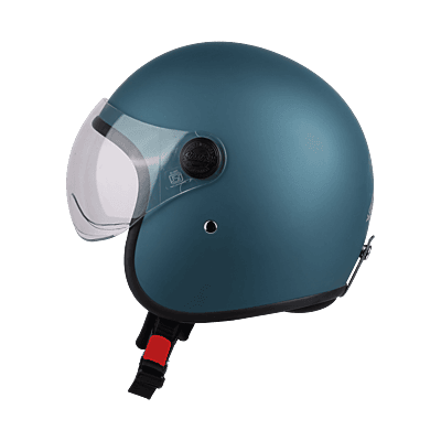 STEELBIRD SBH-54 VINTAGE MATT SQUADRON BLUE C/V 580 MM (SMALL VISOR)