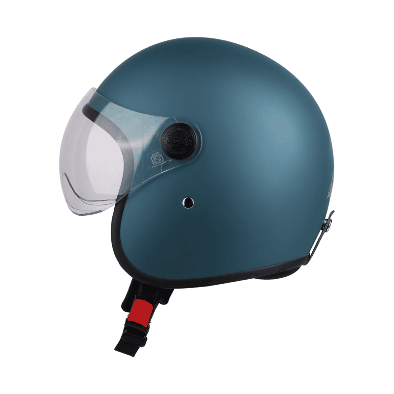 STEELBIRD SBH-54 VINTAGE MATT SQUADRON BLUE C/V 580 MM (SMALL VISOR)